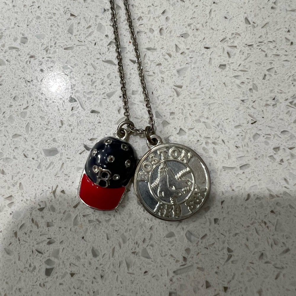 Boston Red Sox necklace
